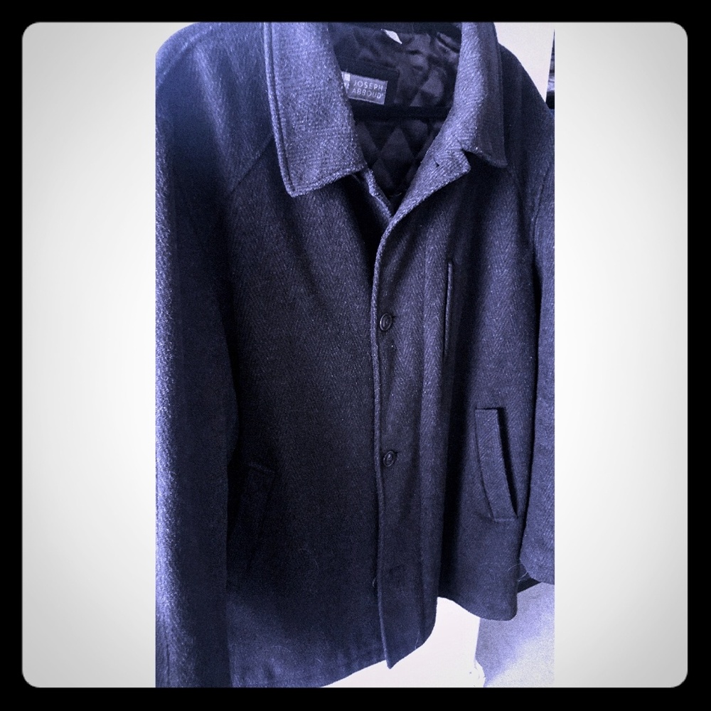 *New Photos JOSEPH ABBOUD 3/4 lgth Wool Coat